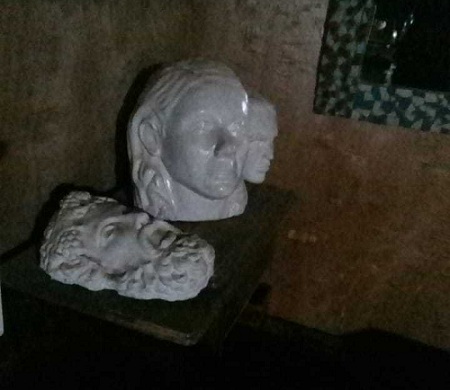 Esculturas hechas por el 'Leche'