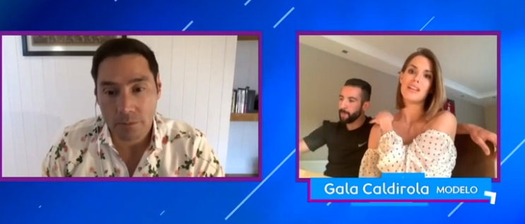 Gala Caldirola y Mauricio Isla aclararon en 'Abrazo en línea' lo que realmente pasó con su crisis