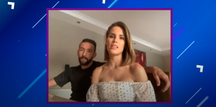 Gala Caldirola y Mauricio Isla aclararon en 'Abrazo en línea' lo que realmente pasó con su crisis