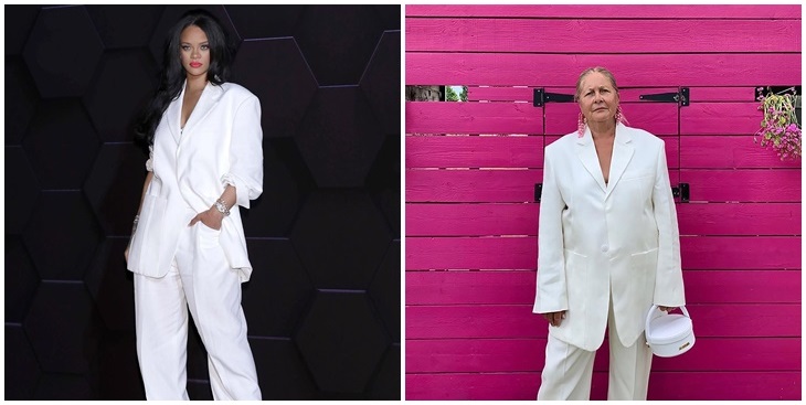 El diseñador favorito de Beyoncé y Rihanna eligió a su abuela para que luciera su colección 2020