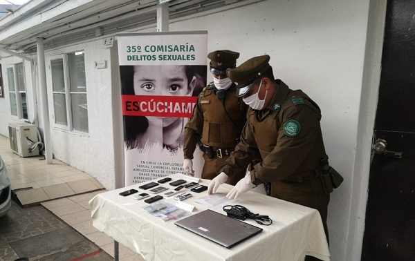 detenidos explotacion sexual infantil