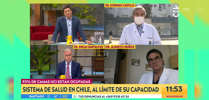 Crudo relato de doctor de Hospital U. de Chile sobre COVID-19: están decidiendo qué pacientes salvar