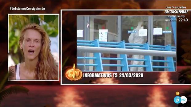 La comentada reacción de eliminada de 