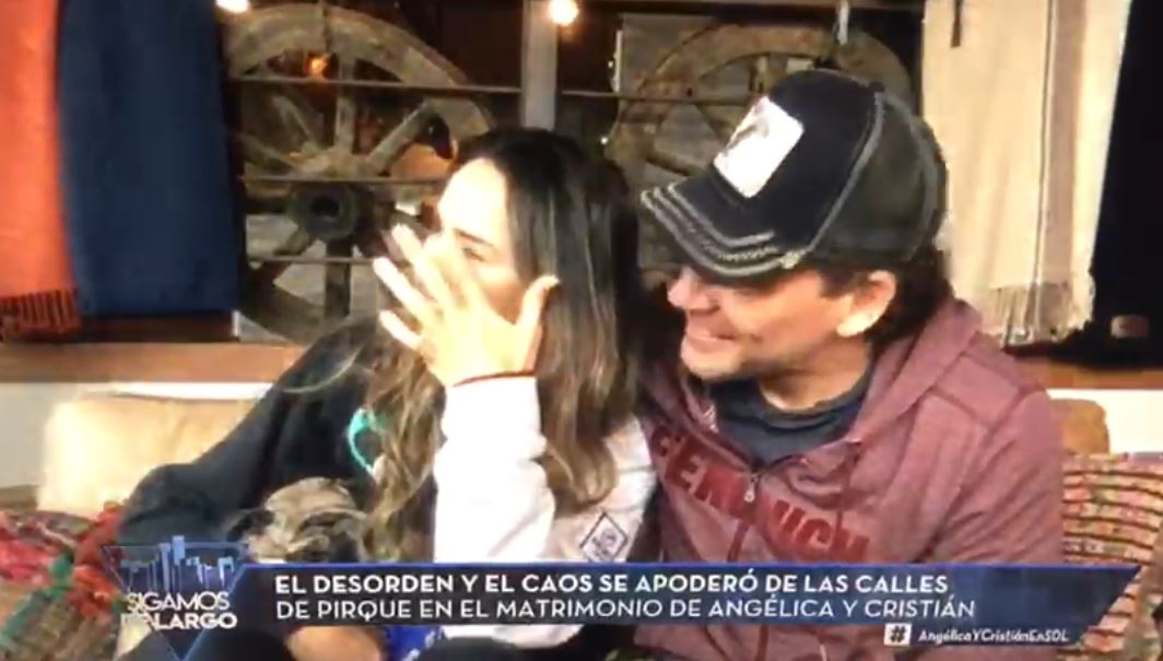 angelica castro y cristian de la fuente