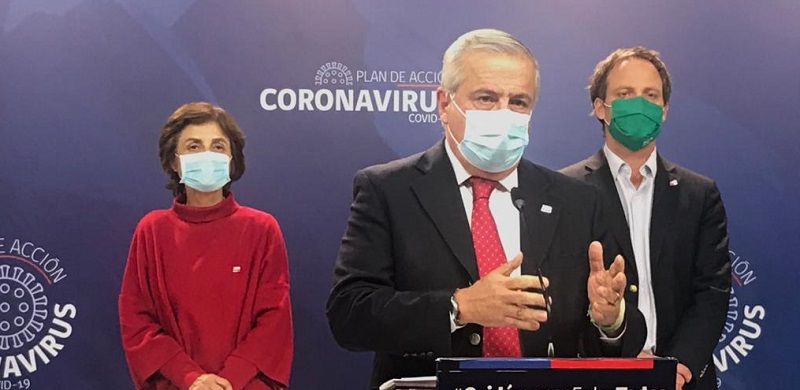 Gobierno confirma que se extiende cuarentena en la Provincia de Santiago, Iquique y Alto Hospicio