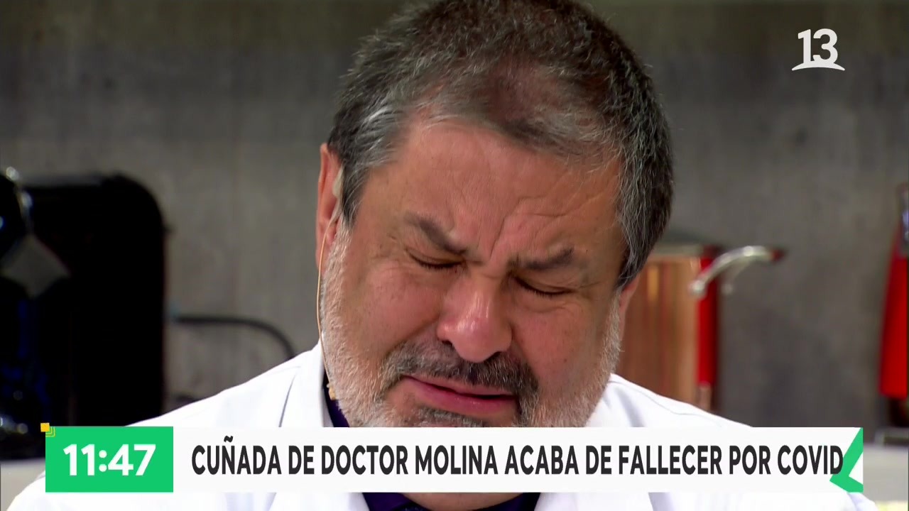 doctor en bienvenidos llora a su cuñada