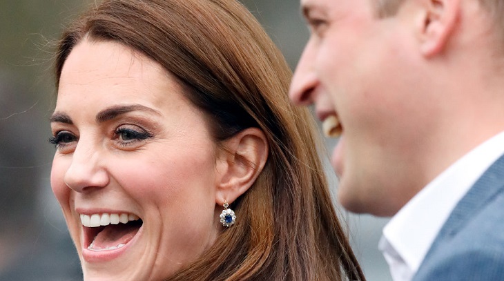 Aretes de zafiro Kate Middleton
