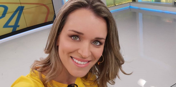 Carla Zunino mostró su particular estación de trabajo en casa: incluyó juguetes de su hijo