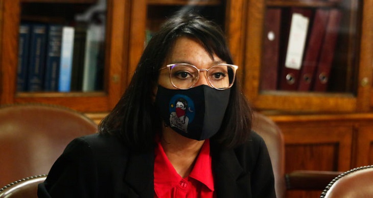 Diputada Natalia Castillo recibió caja de 