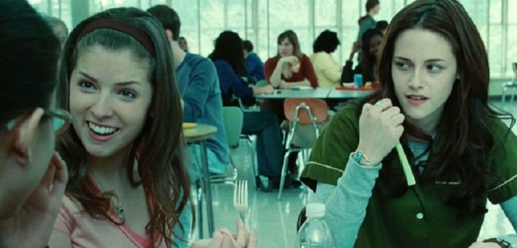 Anna Kendrick compara el rodaje de 'Crepúsculo' con una 