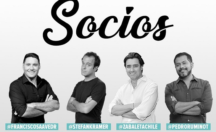 Debutó 'Socios' con divertidas anécdotas de Pancho Saavedra, Jorge Zabaleta y Pedro Ruminot
