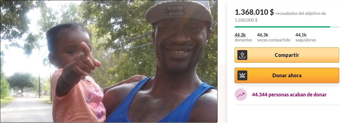 GoFundMe para familia de George Floyd