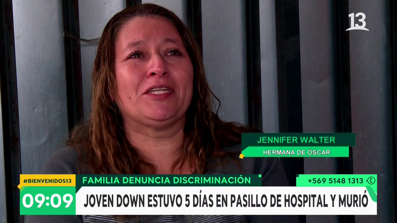 joven con síndrome de down murió en pasillo de hospital