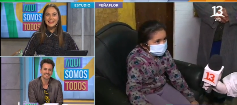 Aquí Somos Todos: Sergio Lagos tuvo bello gesto con niña que vivía junto a un basural