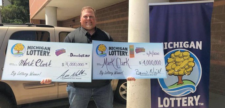 Dos veces afortunado: hombre volvió a ganar un millonario premio de lotería en Estados Unidos