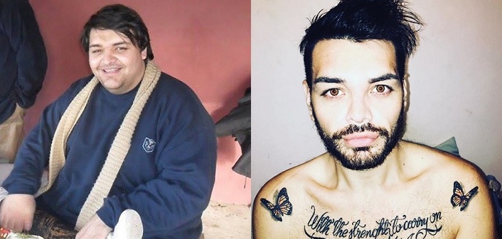 El increíble cambio de argentino que bajó más de 100 kilos y decidió lucir igual a Ricky Martin