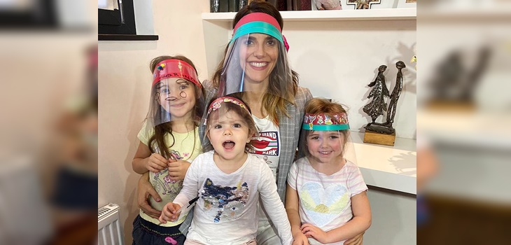 María Luisa Godoy compartió bellas postales familiares y dejó ver su avanzado embarazo