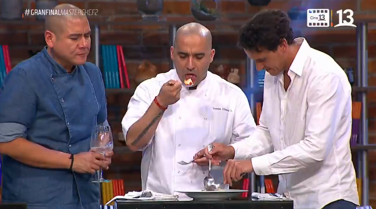 Aparición de Ciro Watanabe en retransmisión de final de 'MasterChef 2'