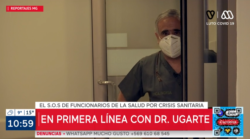 El pregunta que descoló a doctor Ugarte en reportaje de 'Mucho Gusto' sobre su trabajo en la UCI