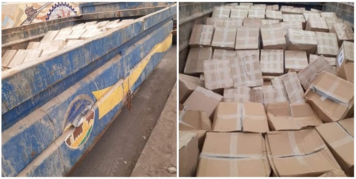 Vecinos de Alto Hospicio denuncian entrega de cajas de alimentación en camión de basura
