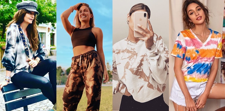 Tye-dye: el estampado de los setenta que puedes hacer en tu propia casa y que ha vuelto con todo