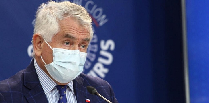 Ministro Paris entrega su primer informe COVID-19 con récord de contagios y 222 nuevos fallecidos