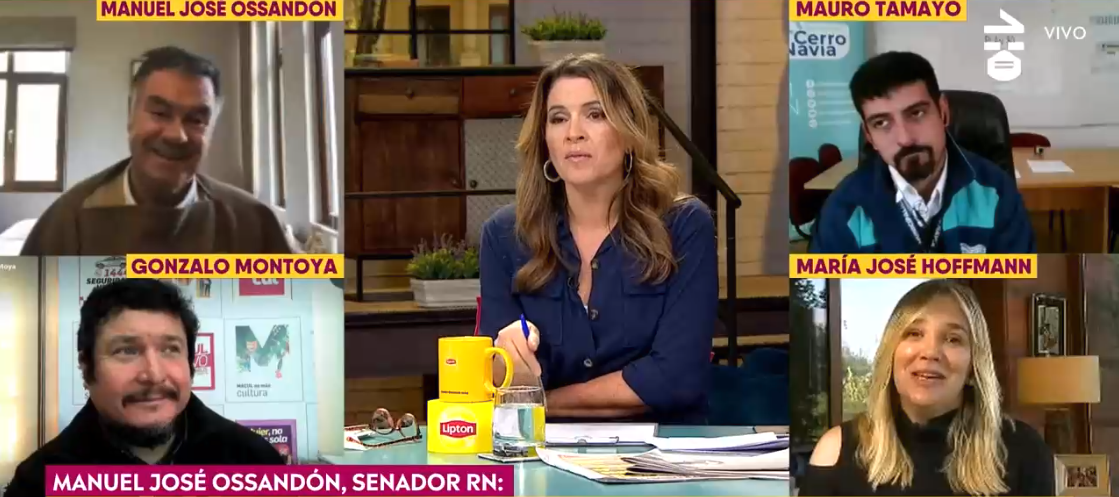 El cruce de diputada Hoffmann y Monserrat Álvarez en CHV: le recordó su 