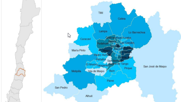 Puente Alto sigue liderando en contagios por COVID-19 y Colchane encabeza tasa de casos activos