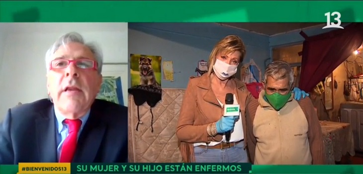 El enojo de Argandoña por tenso cruce entre Moreira y Vidal durante sensible despacho de Bienvenidos