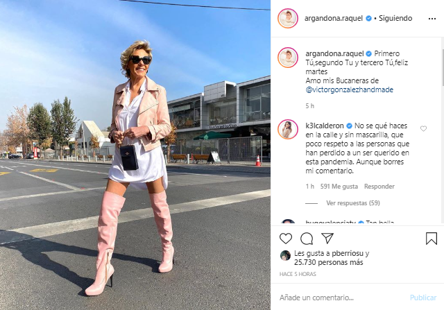 Kel lanzó furioso reto a Raquel Argandoña por foto de su madre en la calle