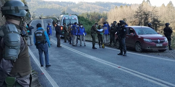 Reconstruyen escena por caso de presunto sicariato de joven en Valdivia: participa un imputado