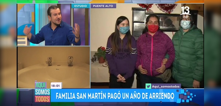 Historia de María y sus hijas en 'Aquí somos todos' tuvo final feliz: se trasladaron a su nueva casa