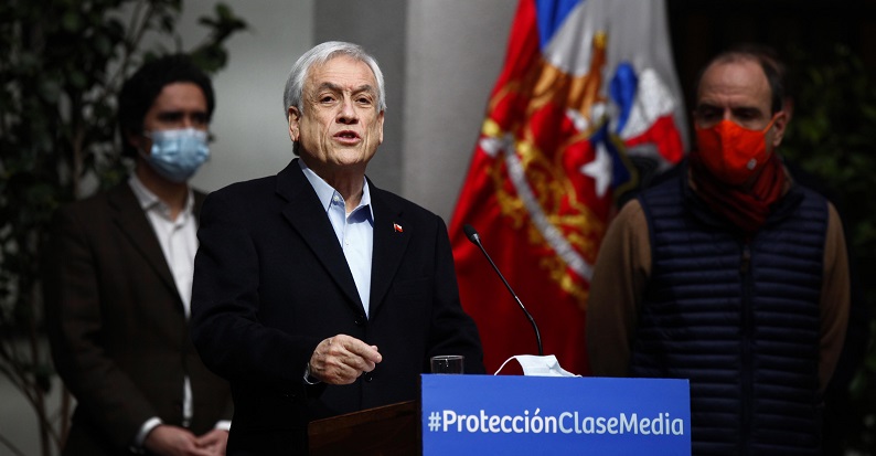 Piñera anuncia plan de apoyo a la clase media: incluye créditos blandos y subsidios de arriendo