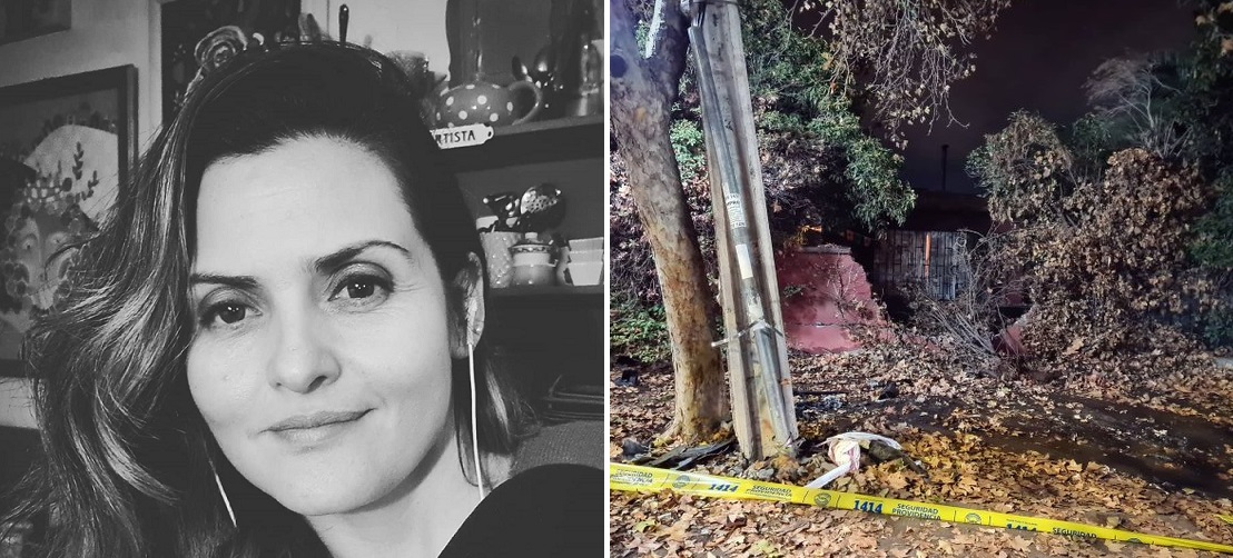 Connie Achurra lleva 9 días durmiendo en el living: espera reconstrucción de su muro tras choque