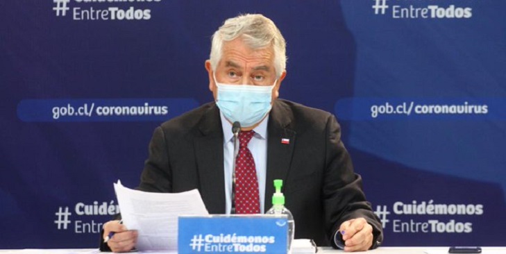 Reporte diario por COVID-19 en Chile: se registran 3.025 casos nuevos y 76 personas fallecidas