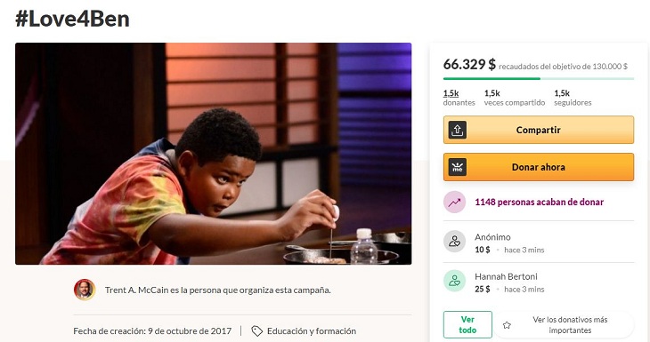 Captura | Go Fund Me