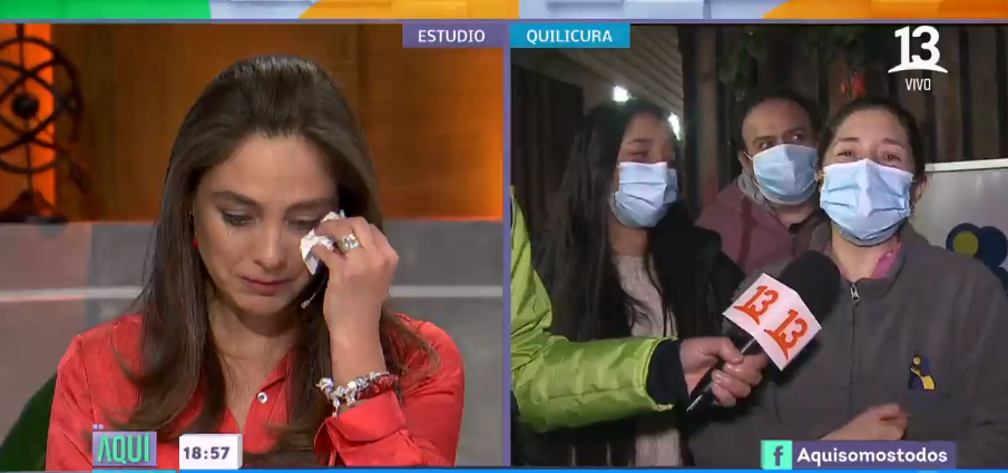 Ángeles Araya se quebró al oír historia de solidaria mujer en 'Aquí Somos Todos': 