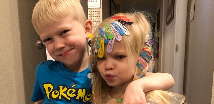 Héroe de 6 años salvó a su hermana pequeña de brutal ataque de perro: casi pierde un ojo