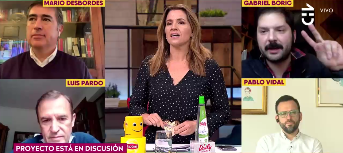 Gabriel Boric abandonó abruptamente 