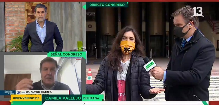 Camila Vallejo en Bienvenidos: 