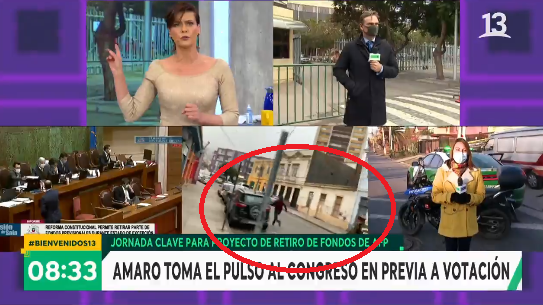 Despacho de Amaro Gómez-Pablos en 'Bienvenidos' desde el Congreso fue interrumpido por persecución
