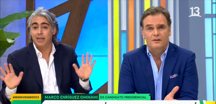 La pregunta de Amaro que enojó a Marco Enríquez-Ominami en Bienvenidos: 