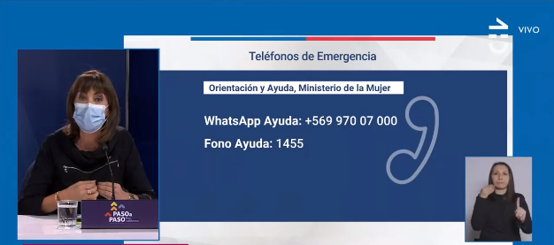 Canales de ayuda violencia contra la mujer