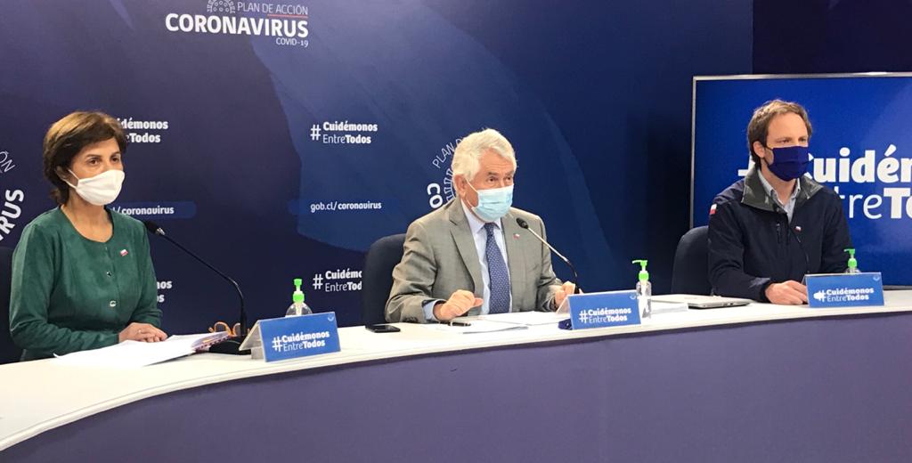 Total de contagiados por COVID-19 en Chile llega 282.043 y de fallecidos a 5.753