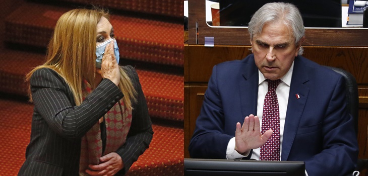 Pamela Jiles reaccionó a particular cita usada por Moreira en el Senado: 