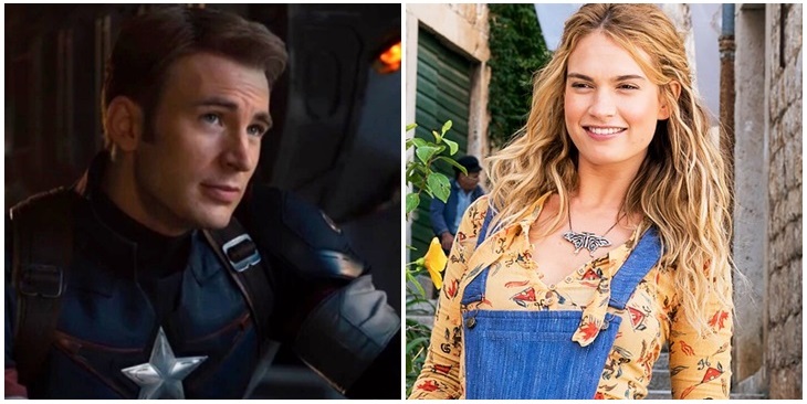 ¿Lily James y Chris Evans en una relación? Imágenes disparan rumores por nuevo romance en Hollywood