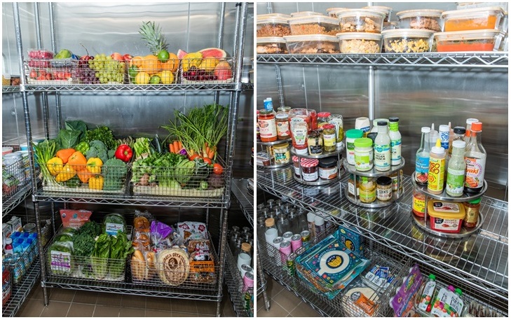 Walk-in-fridge de Kim Kardashian | @katielevinephoto