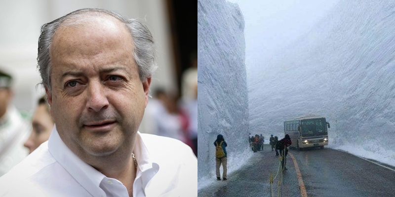 Fail de Nicolás Monckeberg en Twitter: dijo que foto de Japón era Lonquimay y fue blanco de bromas