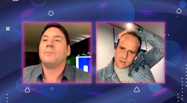 Se la jugó: Stefan Kramer sorprendió imitando a Ministro de Salud y éste lo aprobó