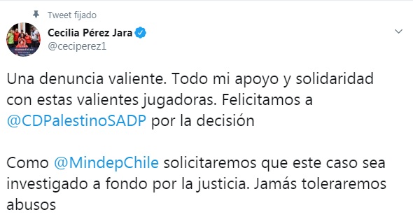 Cecilia Pérez | Twitter